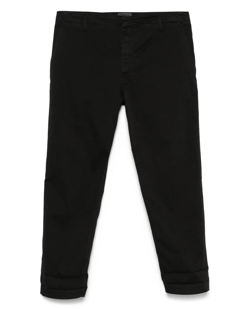 Dondup Black Zyan Trousers for men