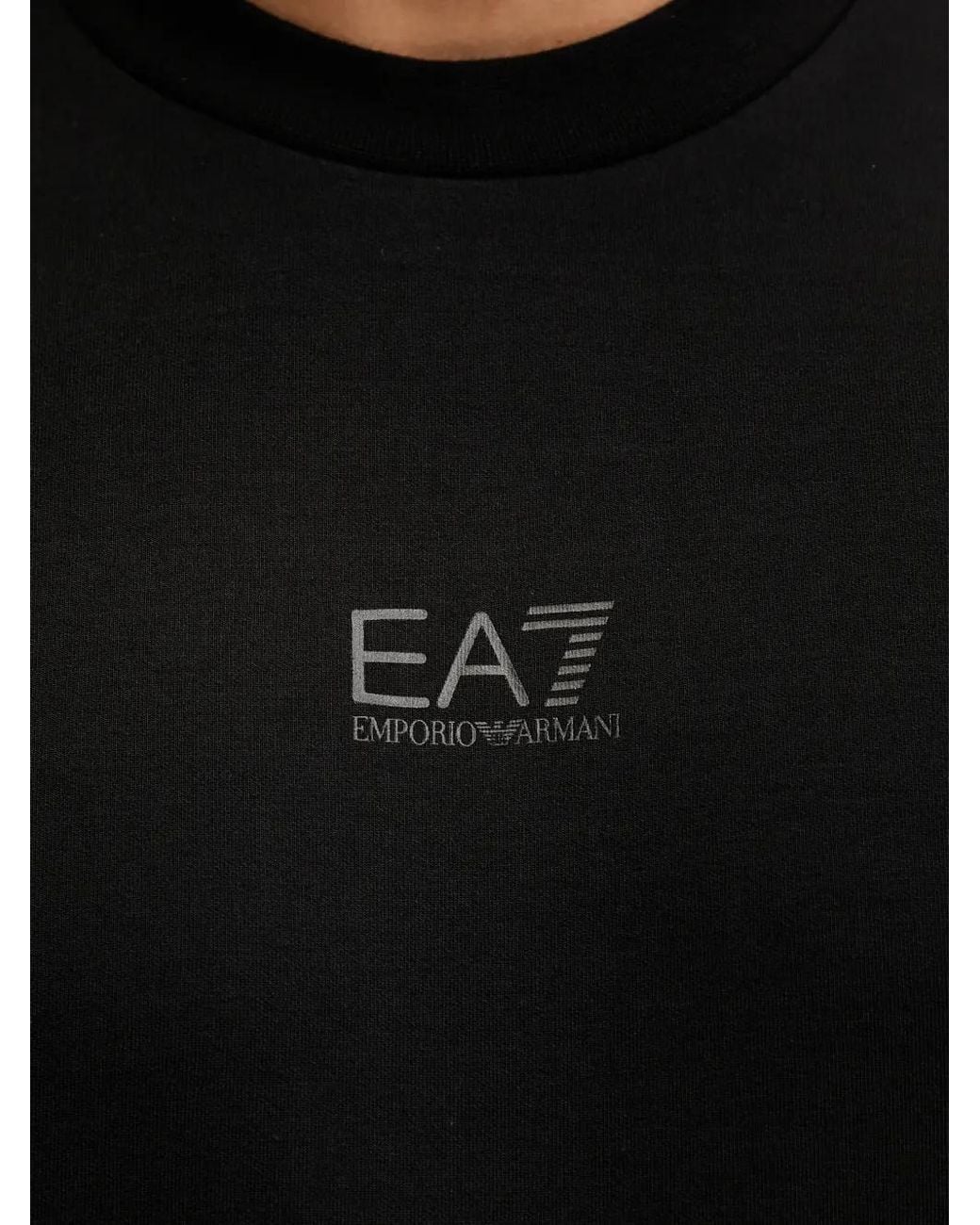 EA7 Sweater Met Logodetail in het Black voor heren