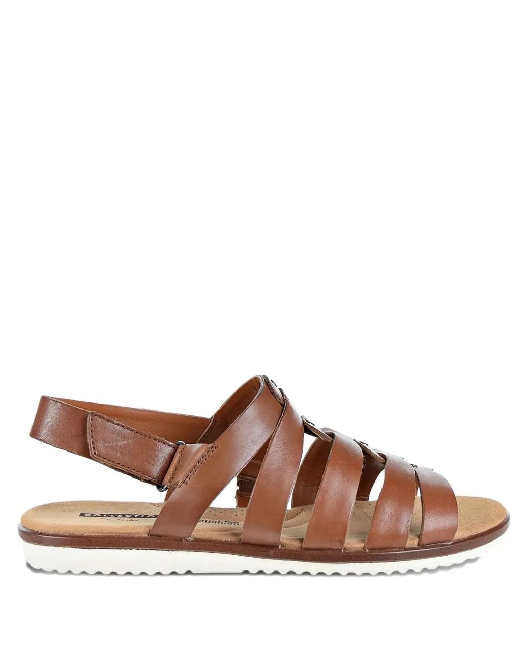Clarks Brown Kele Jasmine Fisherman Sandals