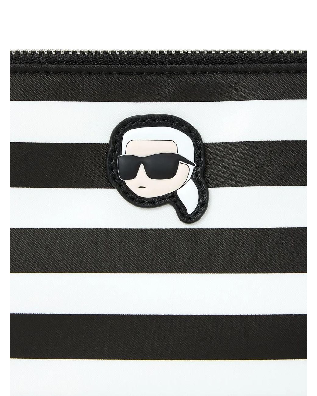 Karl Lagerfeld Black Ikon Shoulder Bag
