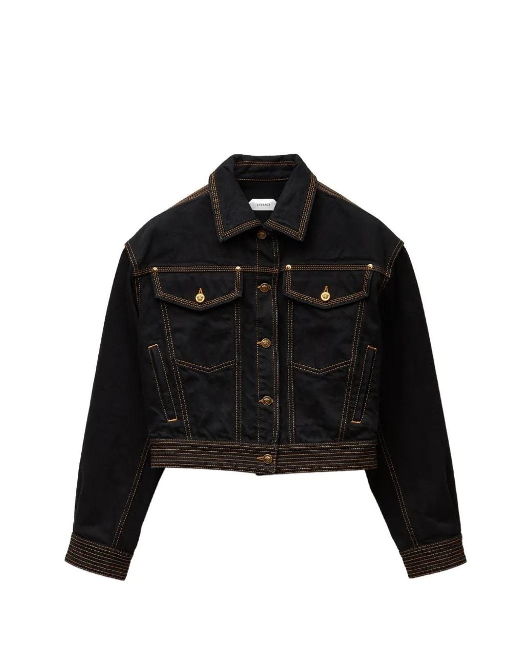 Versace Black Denim Blouson