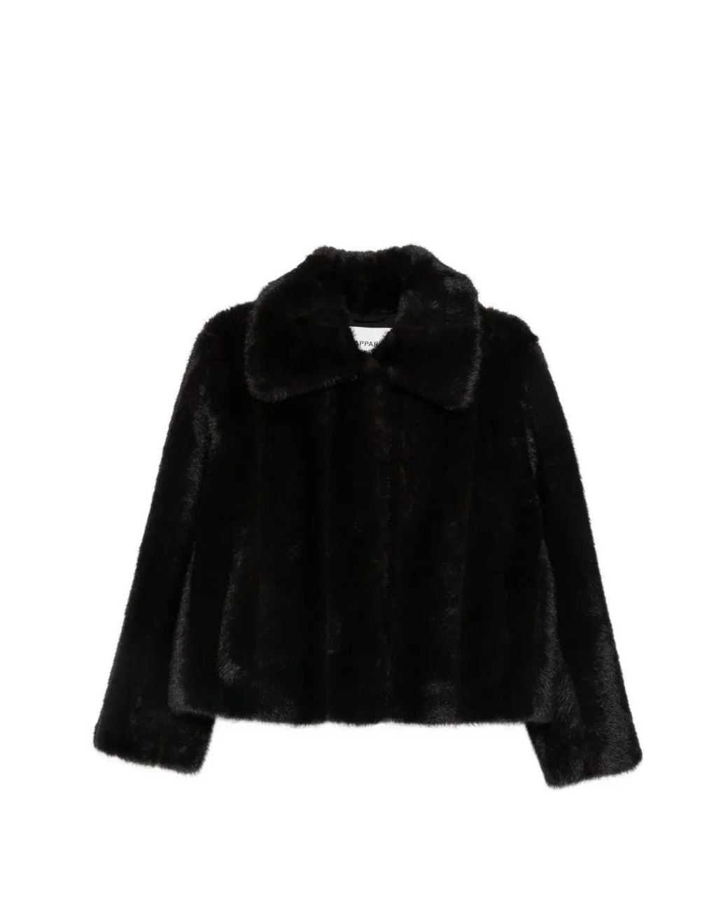 Apparis Black Elis Shaved Mink Jacket