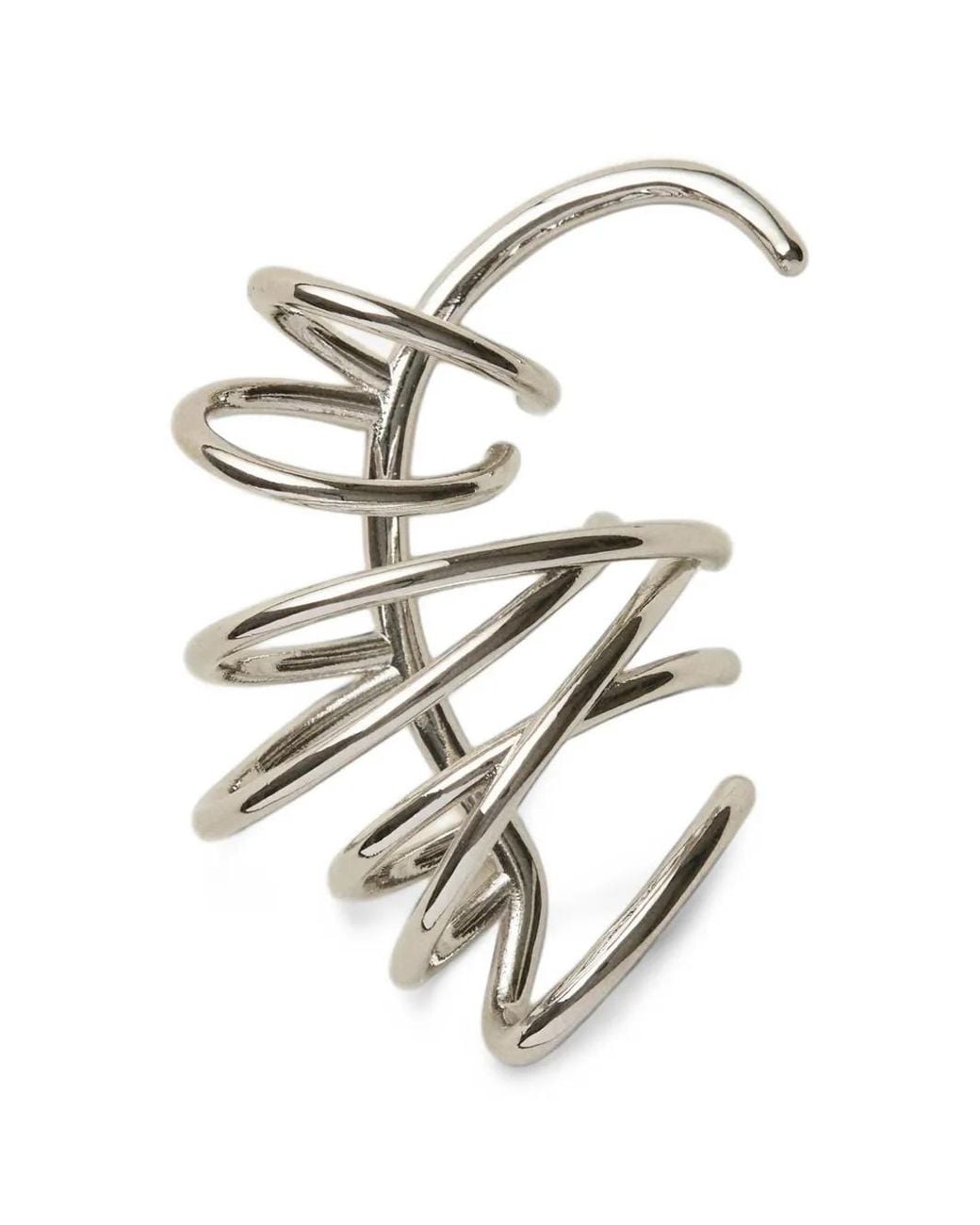 Panconesi White Orbit Ear Cuff