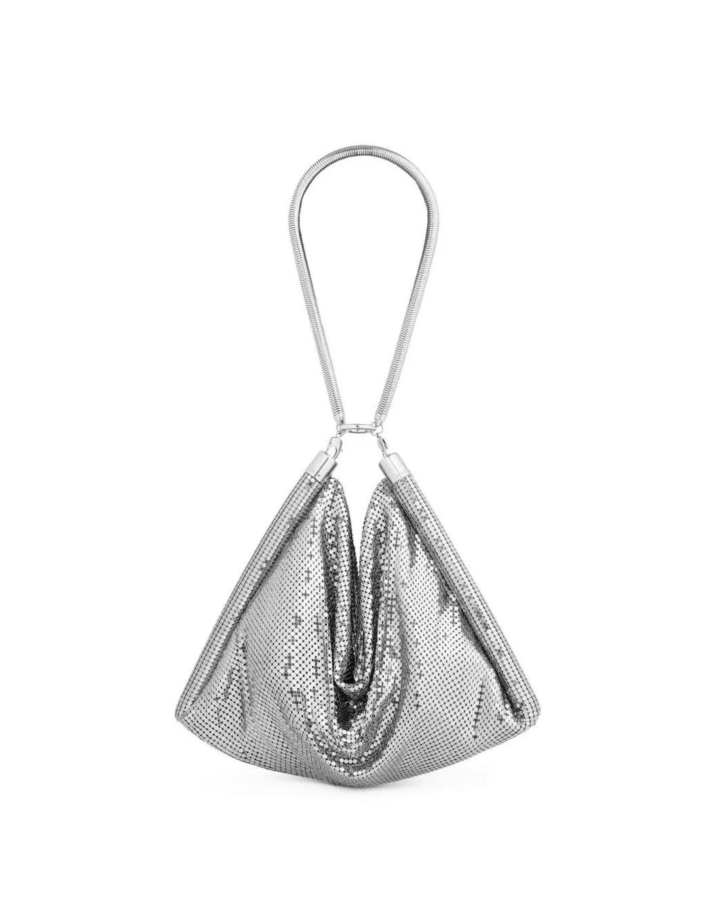 Rabanne White Chainmail Shoulder Bag
