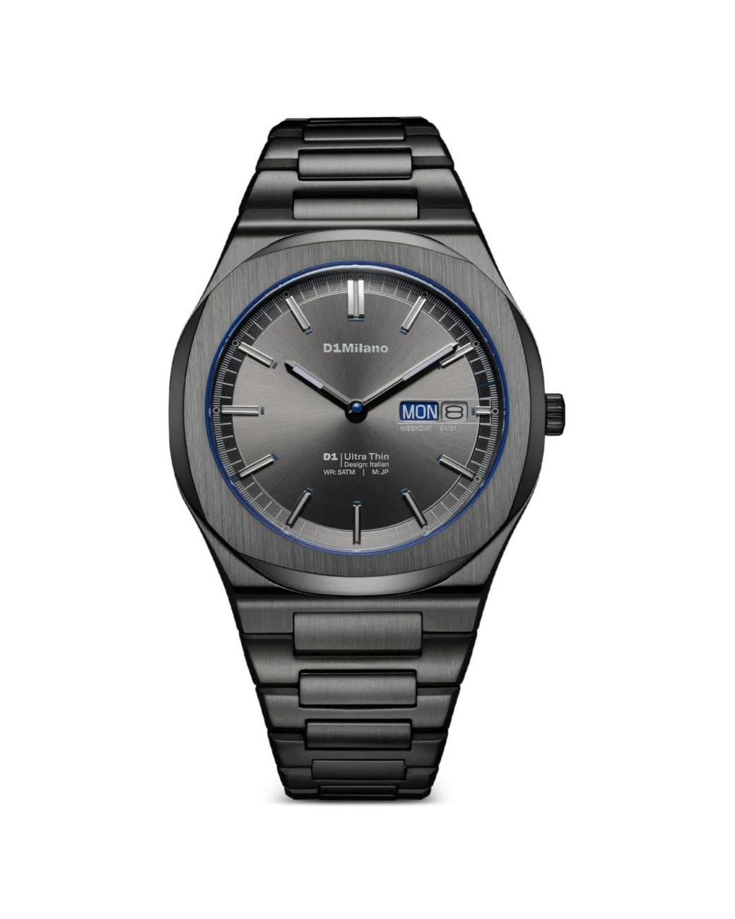 D1 Milano Gray Ultra Thin 39Mm Watch for men