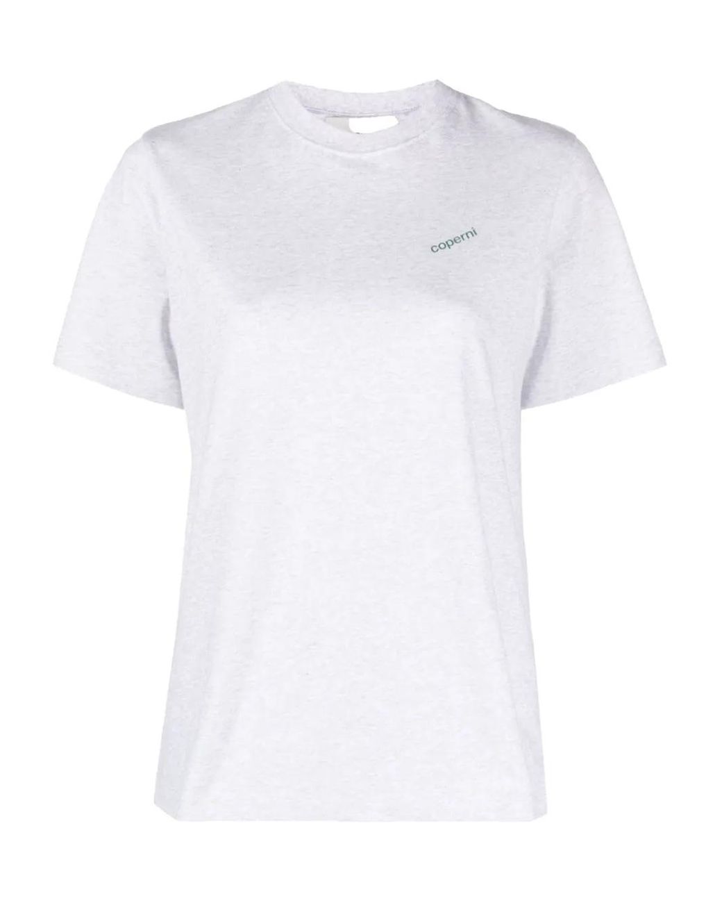Coperni White Logo-Embellished T-Shirt