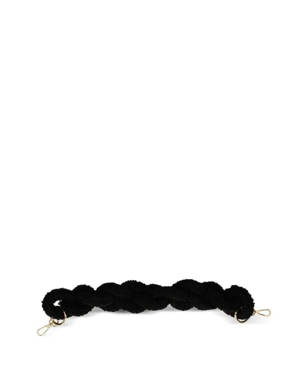 MY BEST BAG Black Twisted Teddy Chains