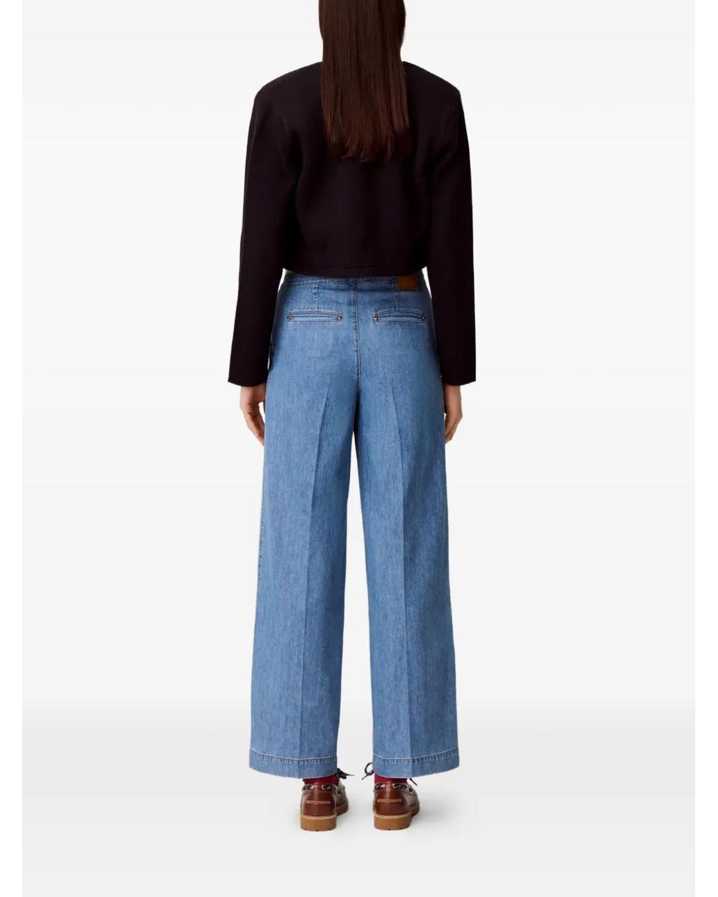 Claudie Pierlot Blue Sailor Denim Jeans