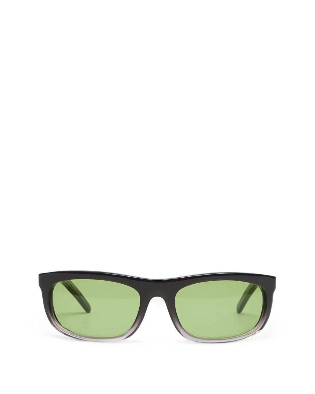 Our Legacy Green Lunettes De Soleil Rectangulaires Shelter