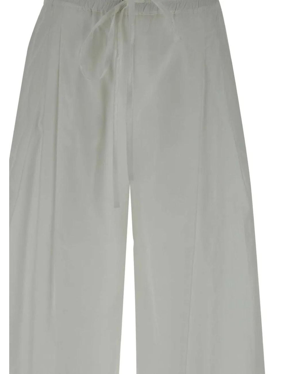 ANDAMANE Gray Wide-Leg Trousers