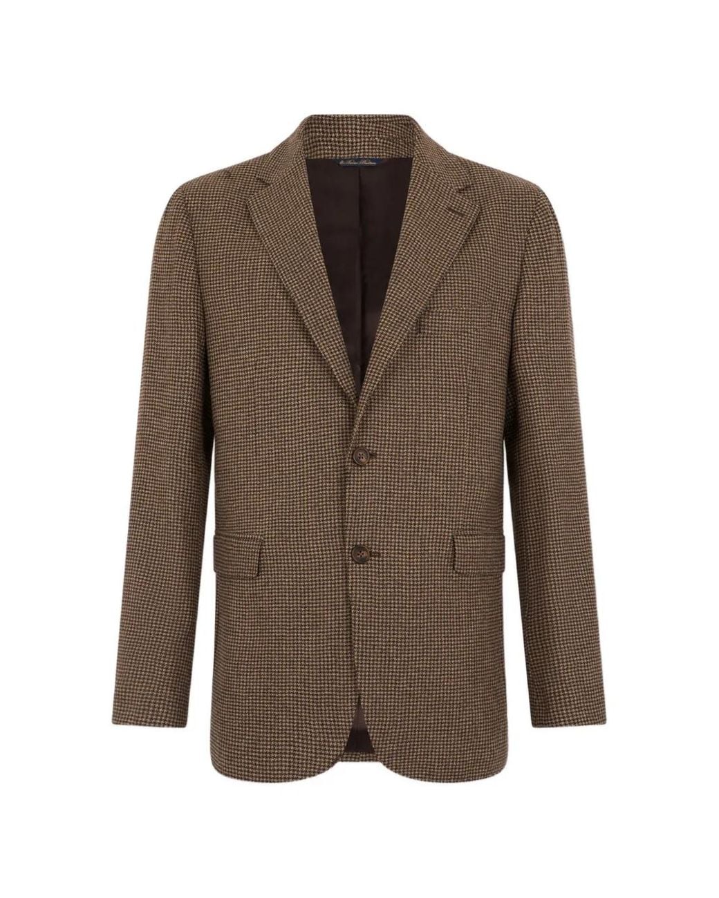 Brooks Brothers Brown Single-Breasted Blazer for men