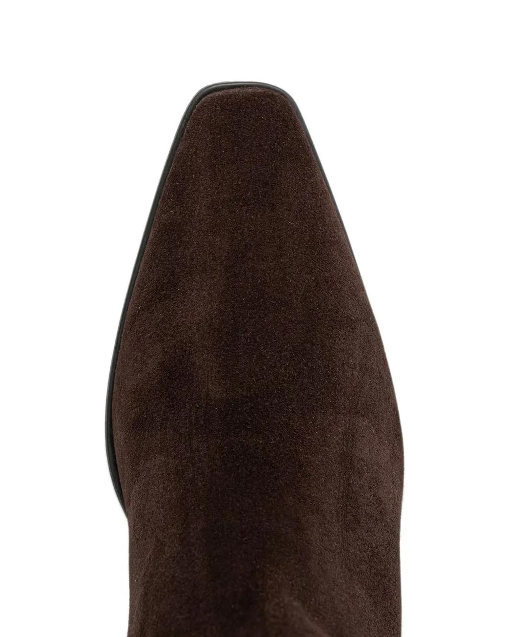 Dune Black Torrie Suede Square-Toe Boots