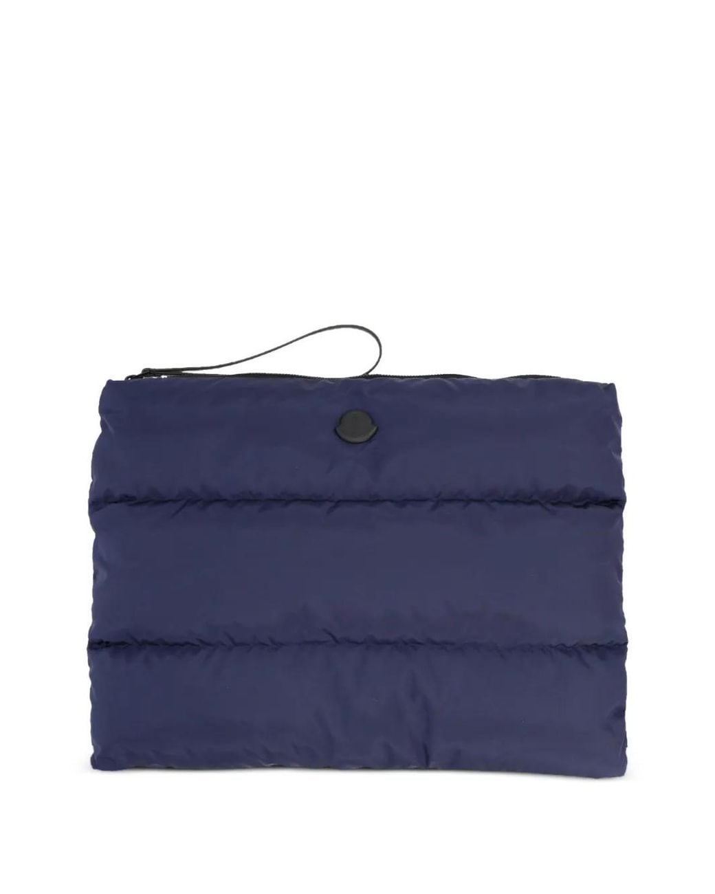 Moncler Blue Quilted Gadget Bag for men