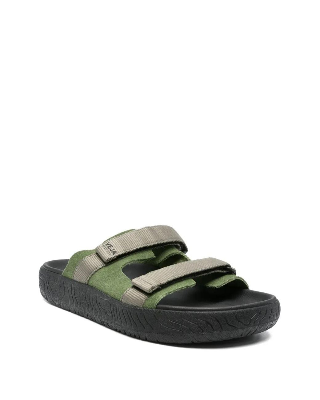 Veja Green Arpoador Double-Strap Sandals