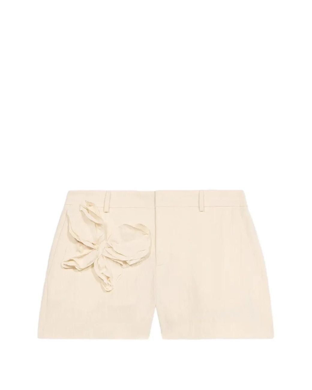 Blumarine Natural Butterfly Shorts