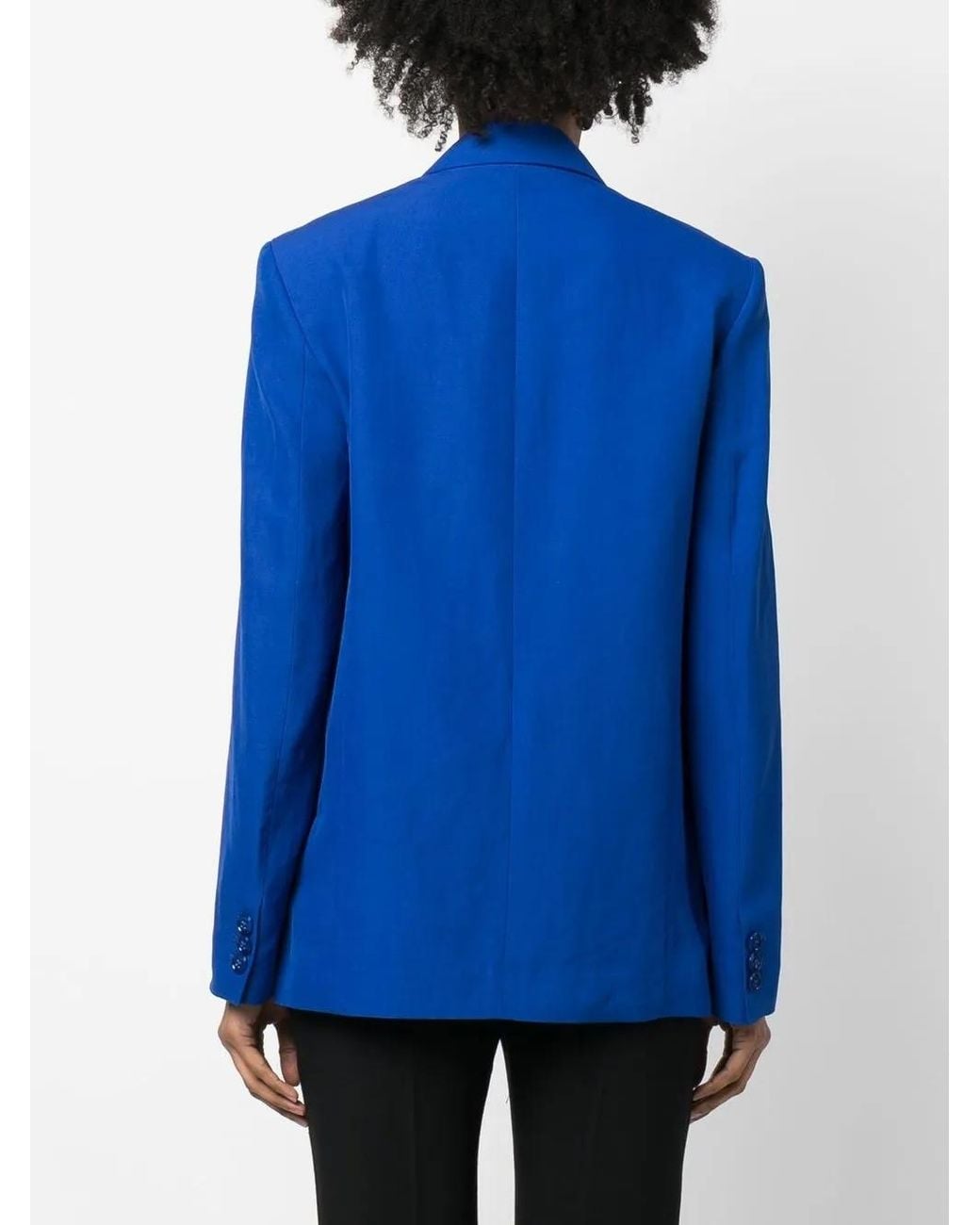 Dorothee Schumacher Blue Summery Double-Breasted Blazer