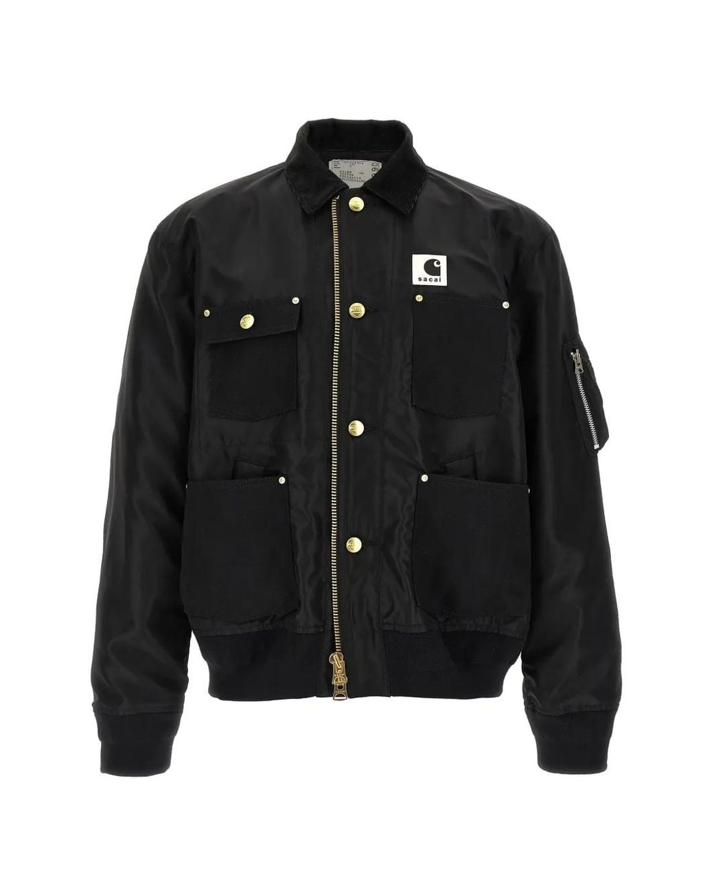 Sacai X Carhartt Wip 'Duck' Jacket in Black for Men | Lyst