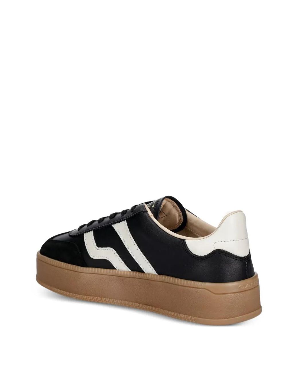 Gant Black Panelled Flatform Sneakers
