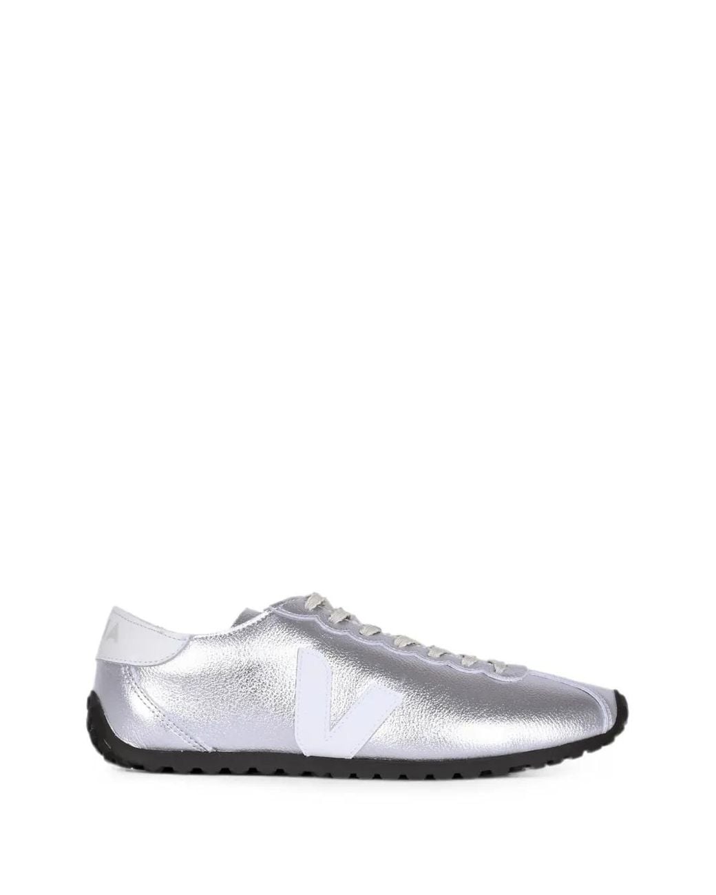 Veja White Cateyes Leather Sneakers