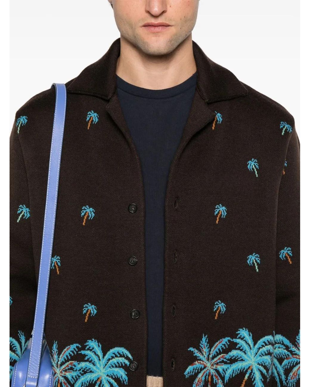 Alanui Black The Tale Of A Hawaiian Shirt for men