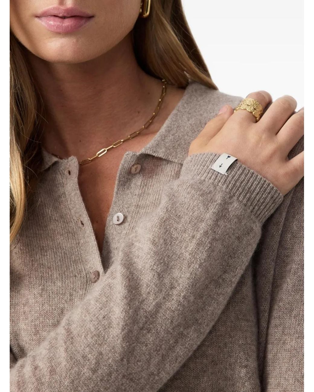The Upside Natural Aimee Button-Up Cardigan