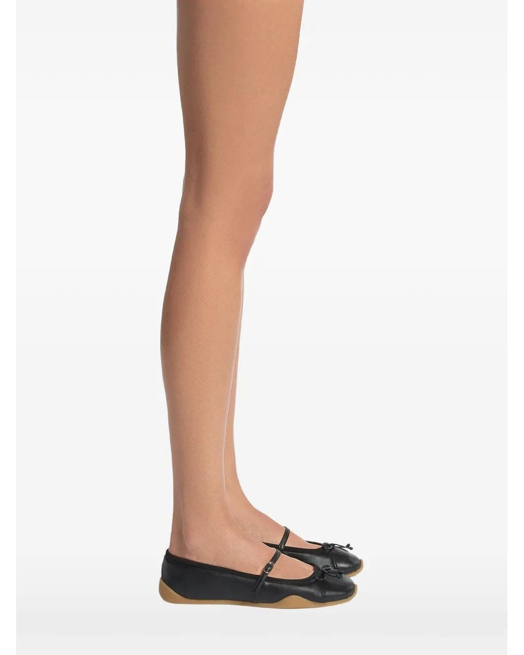 Giuseppe Zanotti White Gz Top Ballet Buckle Flats