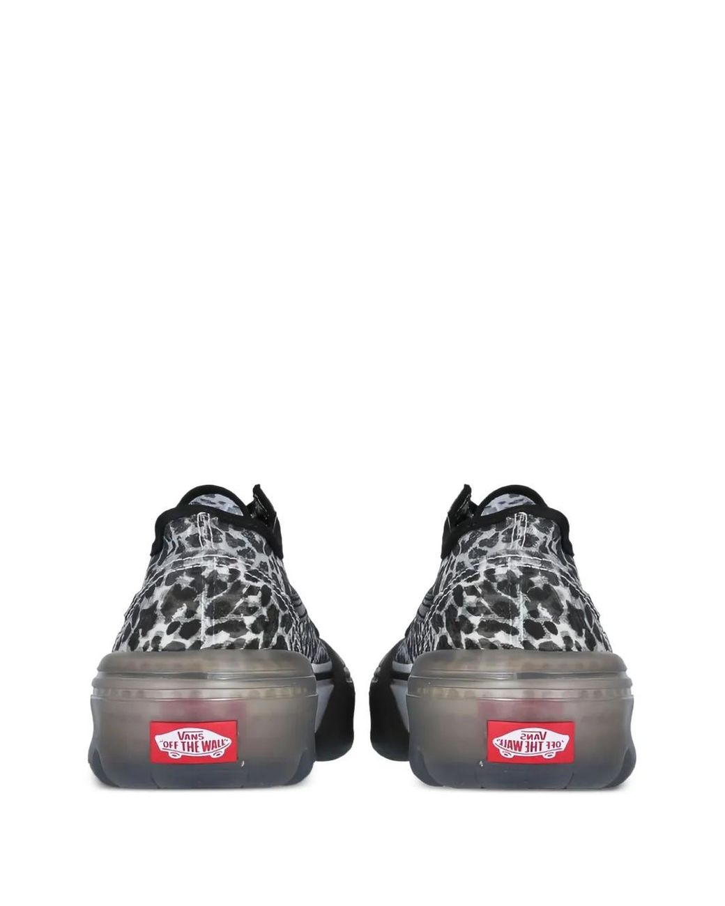 Vans Brown Leopard Print Platform Trainers
