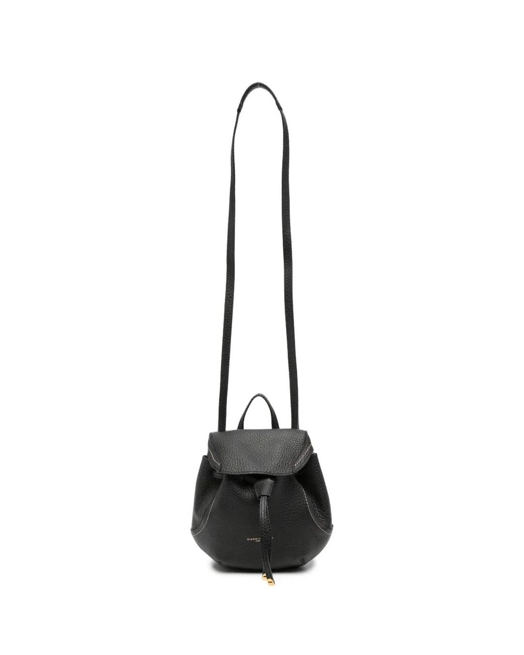 Gianni Chiarini Black Violette Leather Backpack