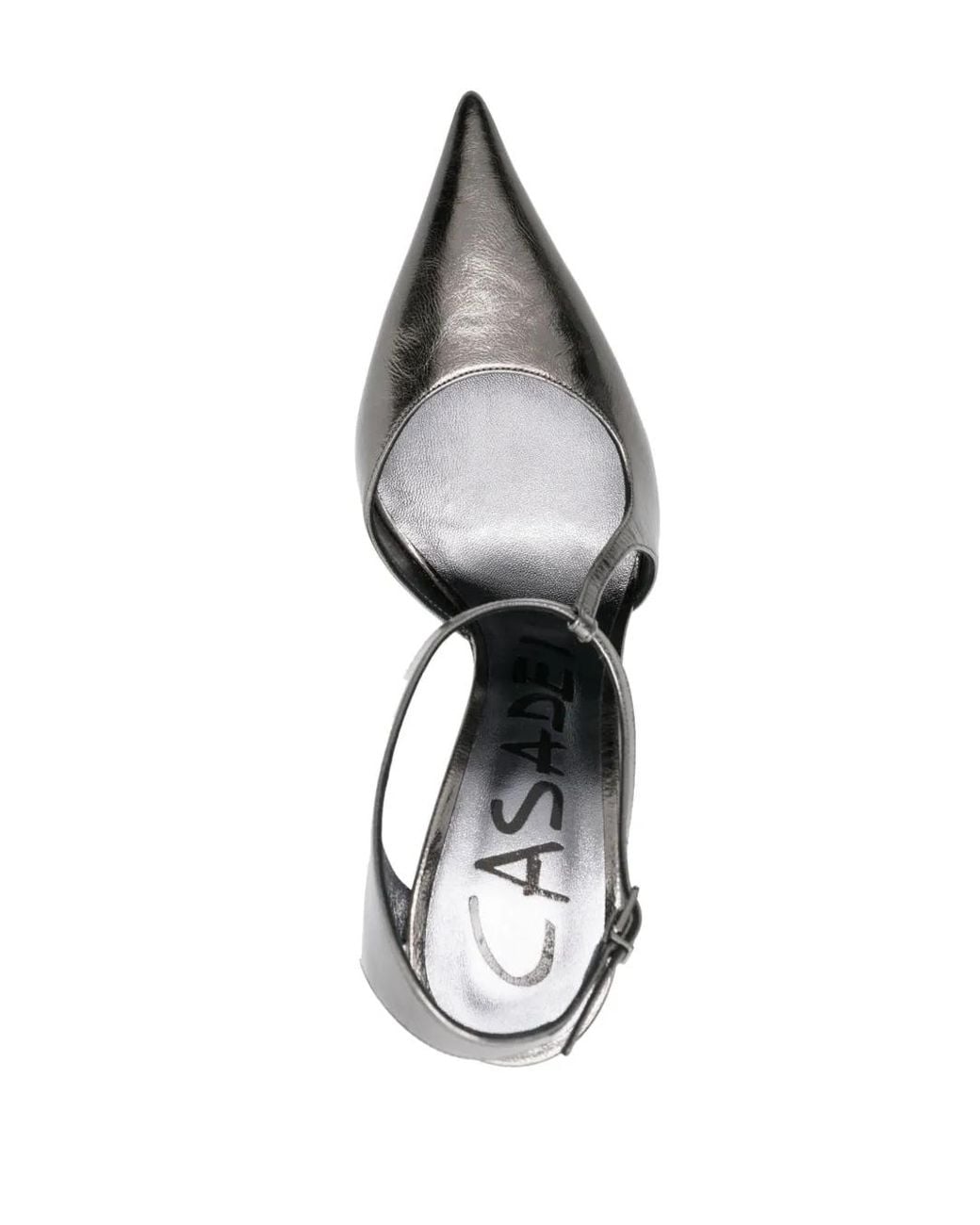 Casadei Super Blade Melody 100Mm Metallic Pumps