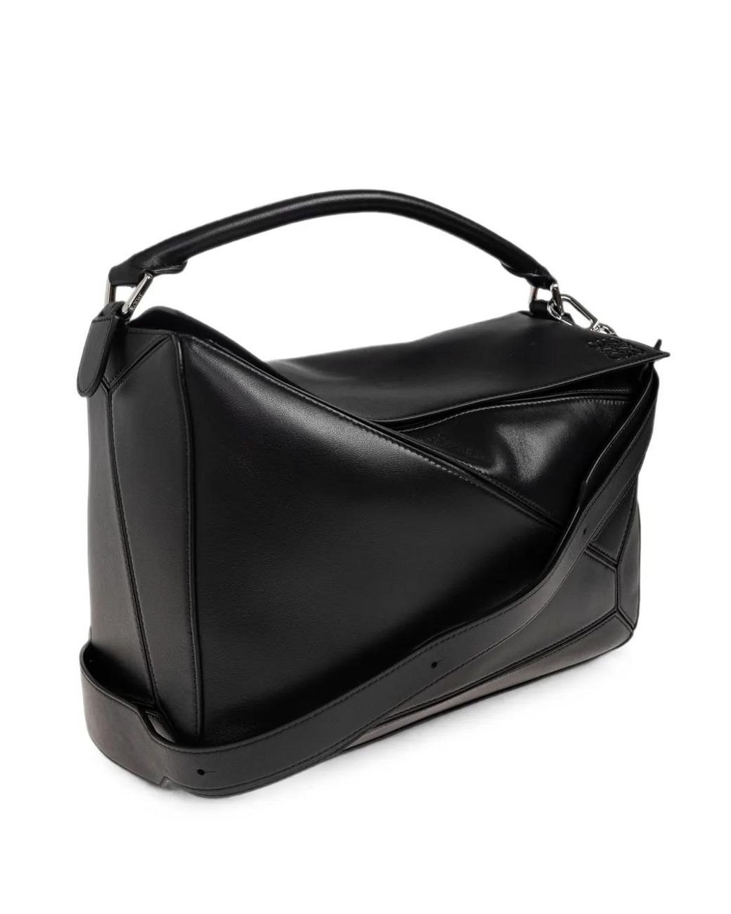 Loewe Black Large Featherlight Puzzle Shoulder Bag for men