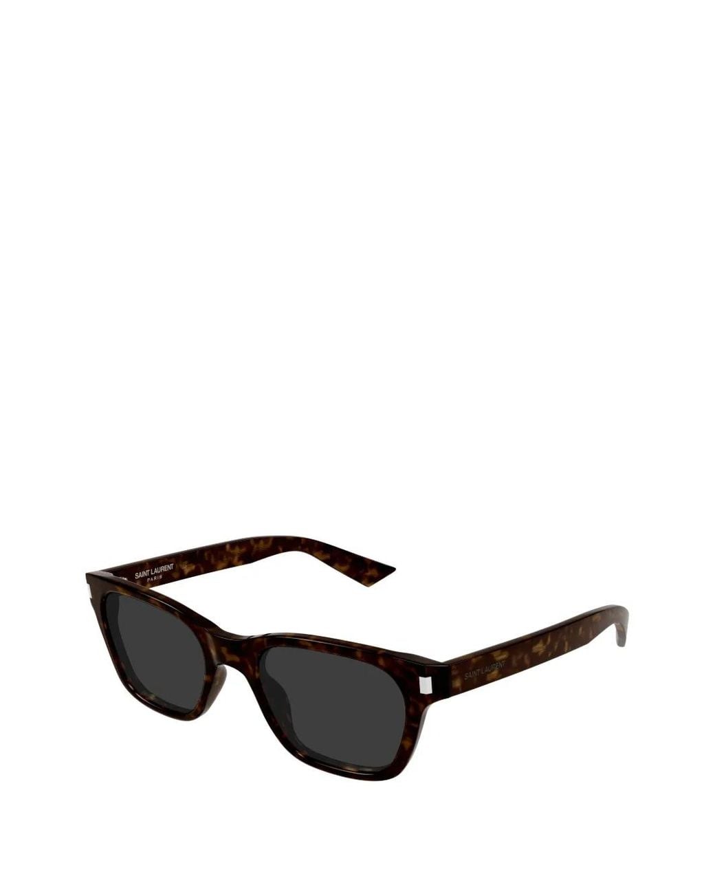 Saint Laurent Black Square-Frame Sunglasses