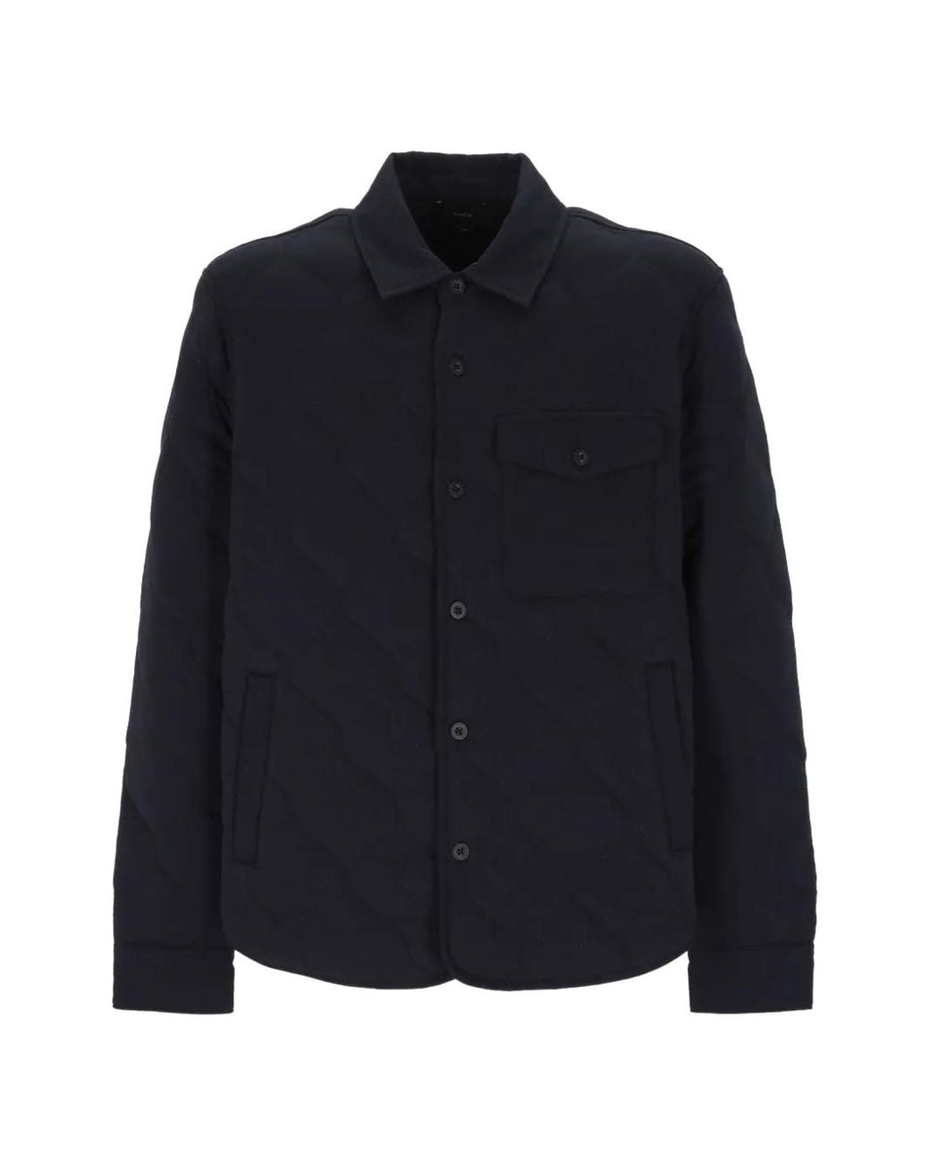 Vince Gewatteerd Shirtjack in het Blue voor heren