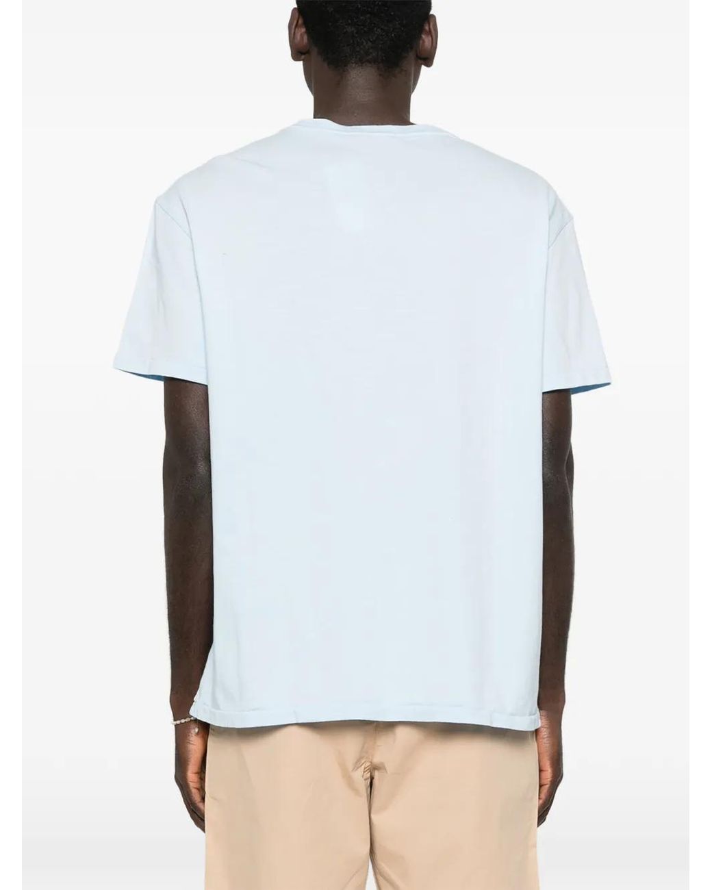 Polo Ralph Lauren Blue Short Sleeves Classic Print T-Shirt for men