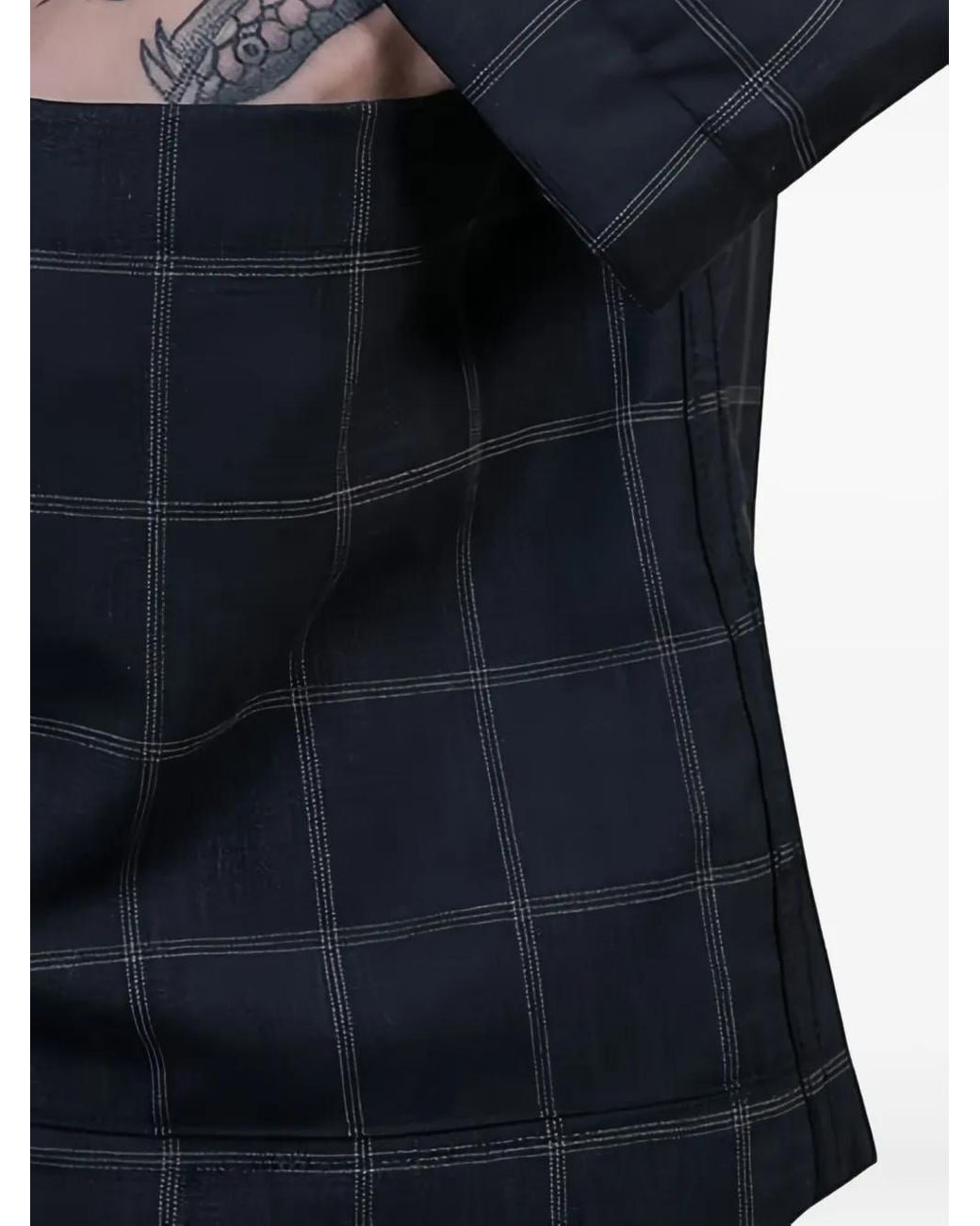 Universal Works Blue Checked Pocket Jacket for men
