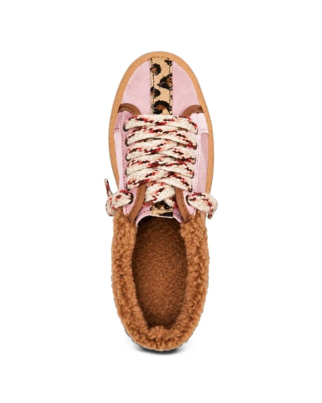 TheVerticaLine Pink The11S Leopard-Print Sneakers