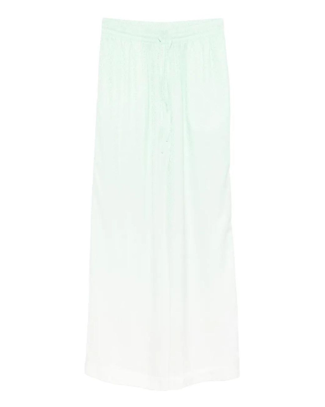 Casablanca White Faded Effect Pants