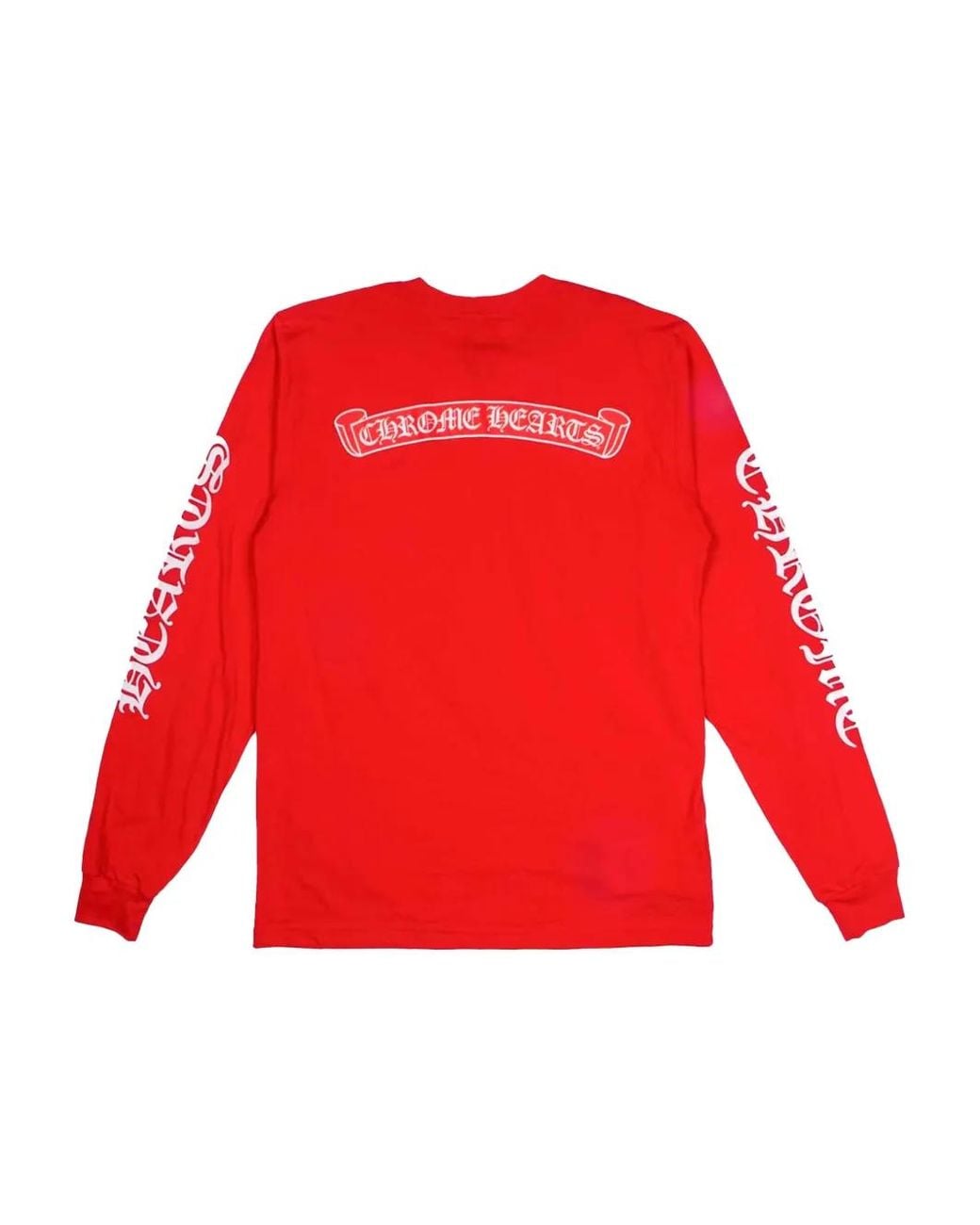 chrome-hearts-red-Scroll-Logo-