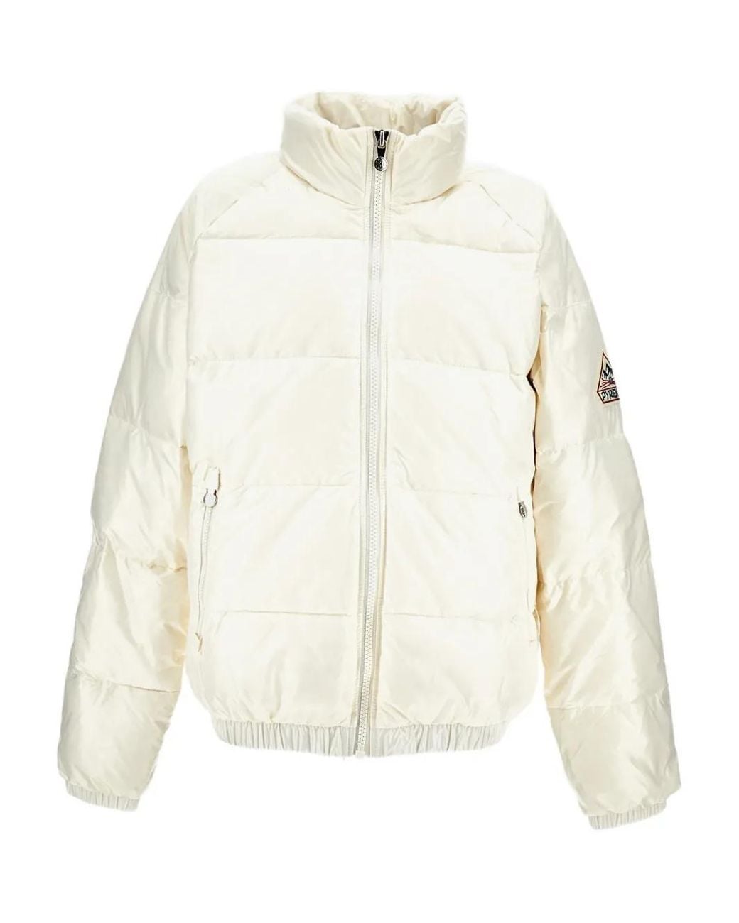 Pyrenex White Veste Matelassée À Fermeture Zippée for men
