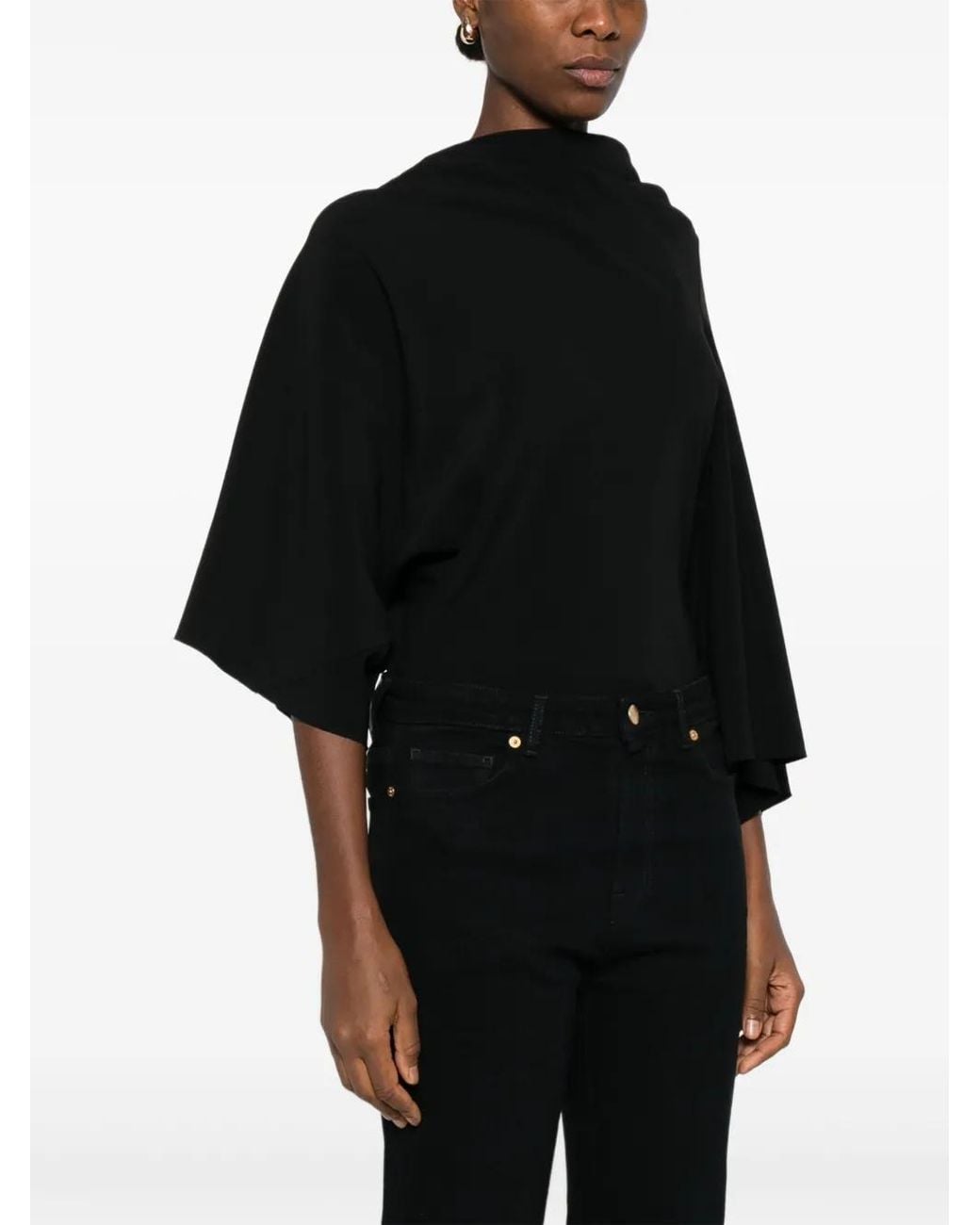 TOVE Black Button Jeans