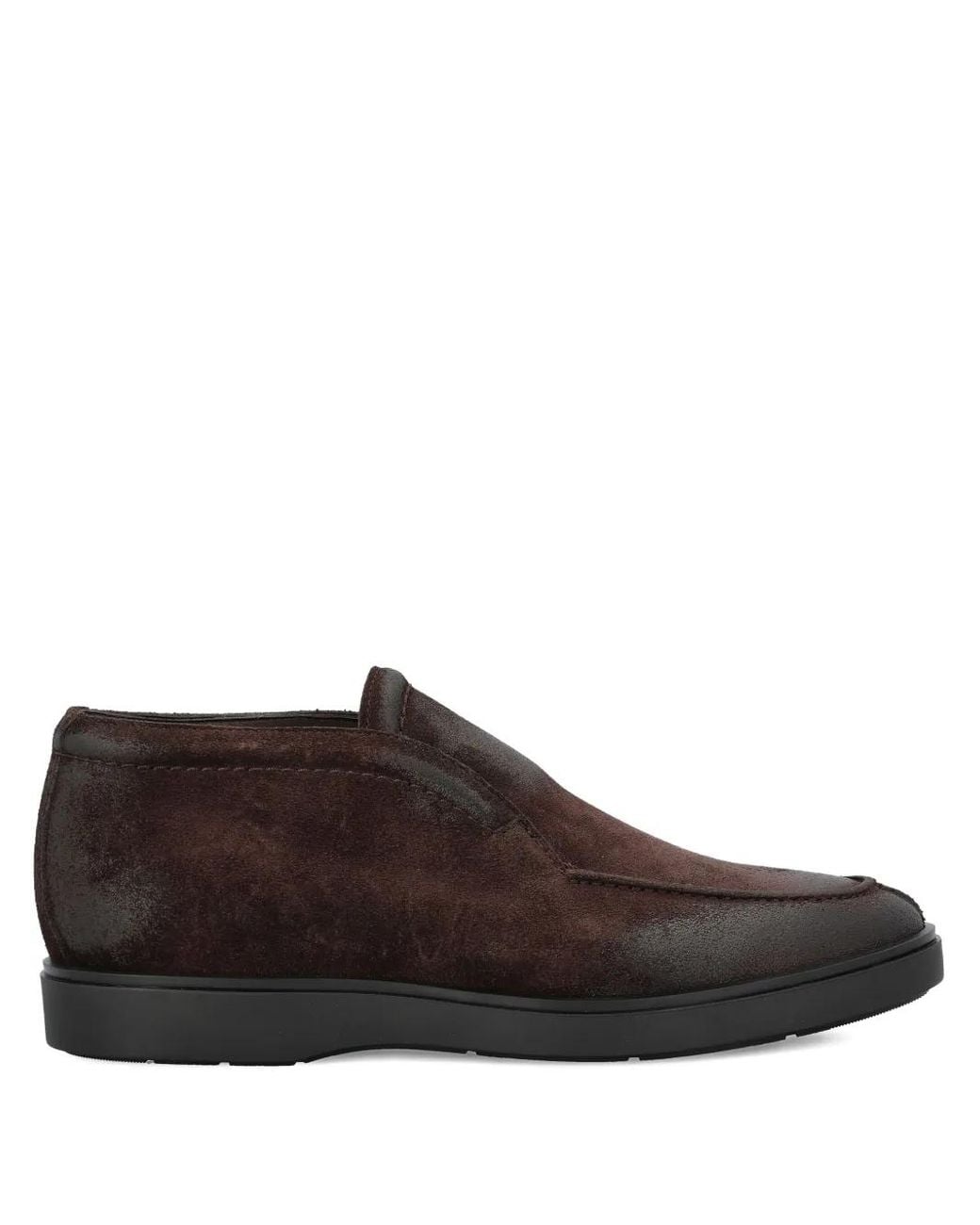 Tagliatore Brown Suede Loafers for men