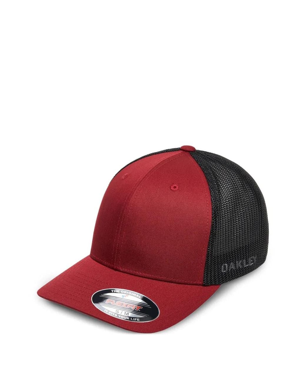 Oakley Red Mesh-Panelled Cap for men
