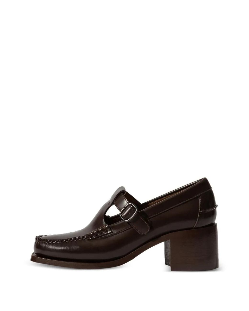Hereu Black Alber T-Bar Loafers