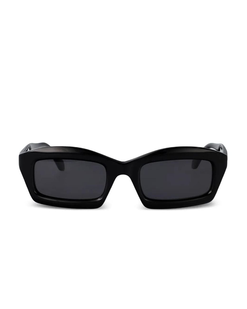 Alaïa Black Azzedine Rectangle Sunglasses