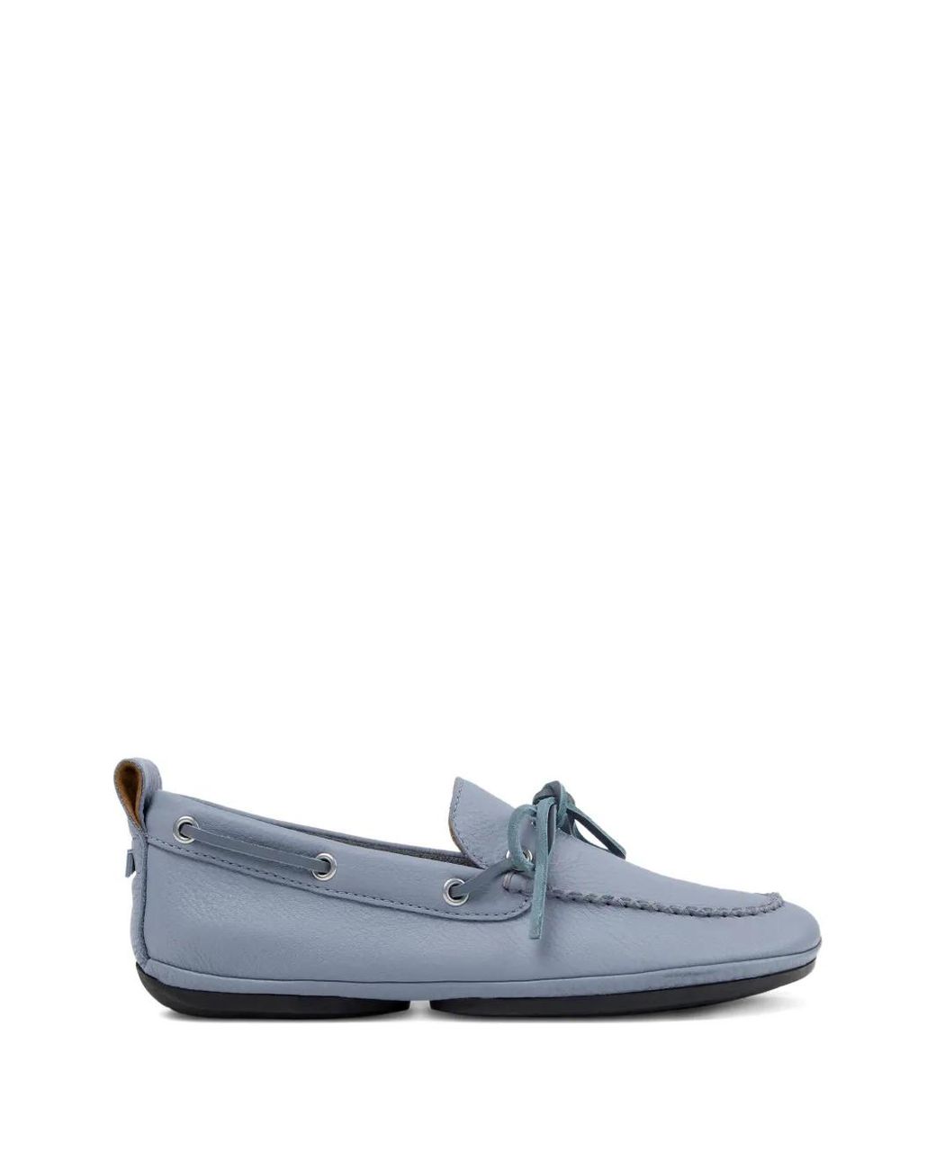 Camper Blue Right Nina Lace-Up Ballet Flats
