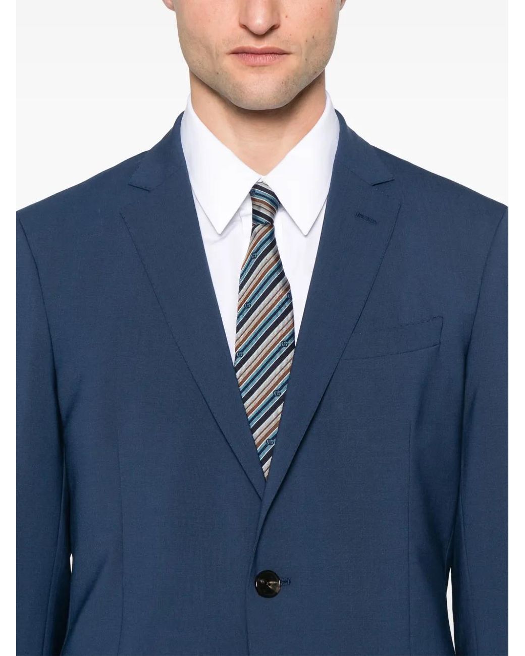 Traje Con Botones Etro de hombre de color Blue