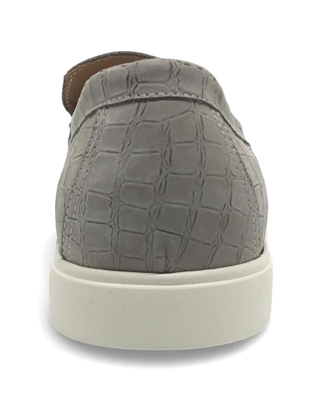 Neil Barrett Gray Textured Loafers