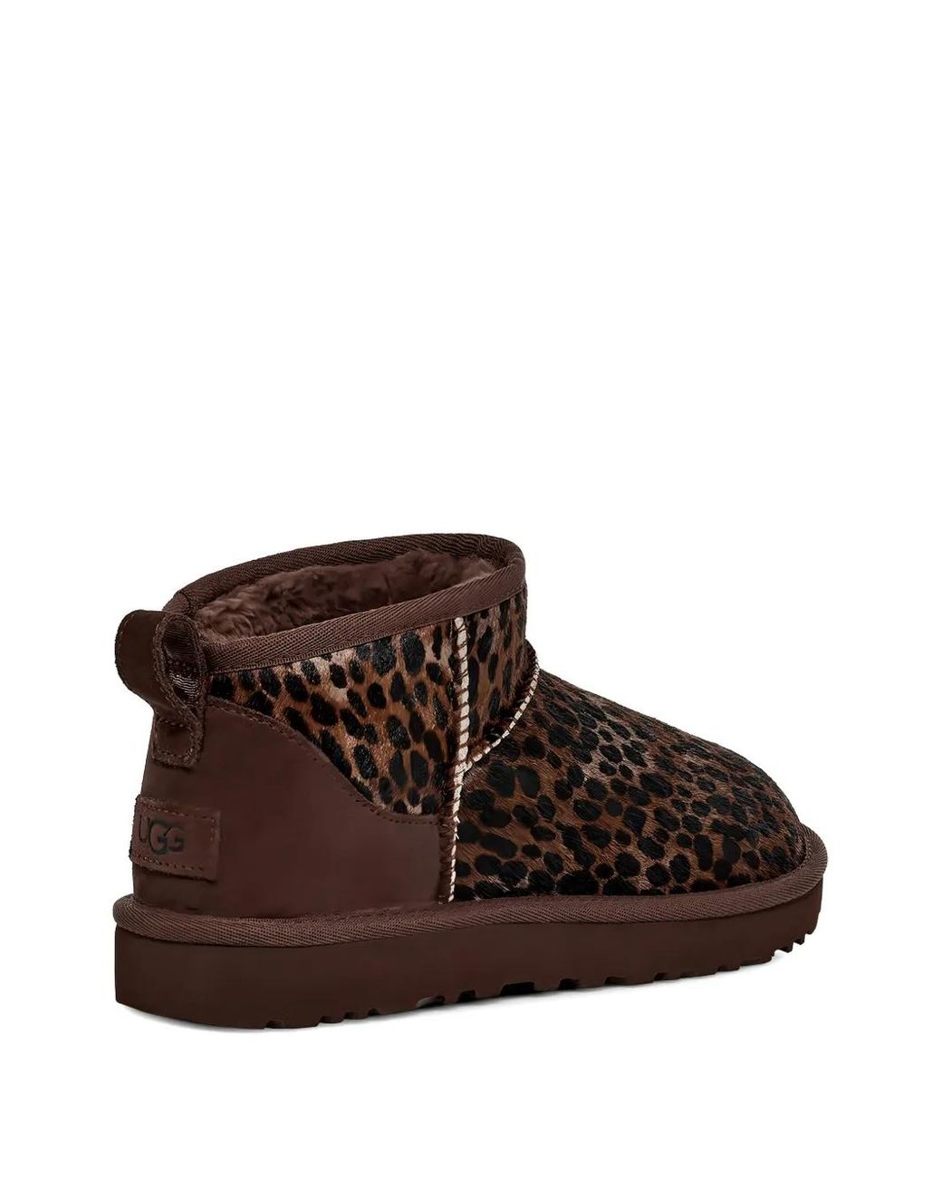 Ugg Brown Leopard Mini Boots