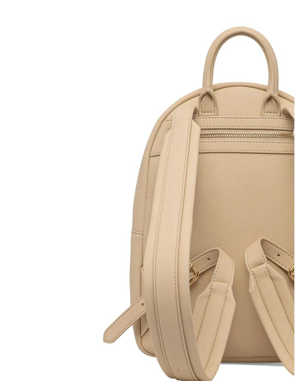 Love Moschino Natural Logo-Detail Backpack