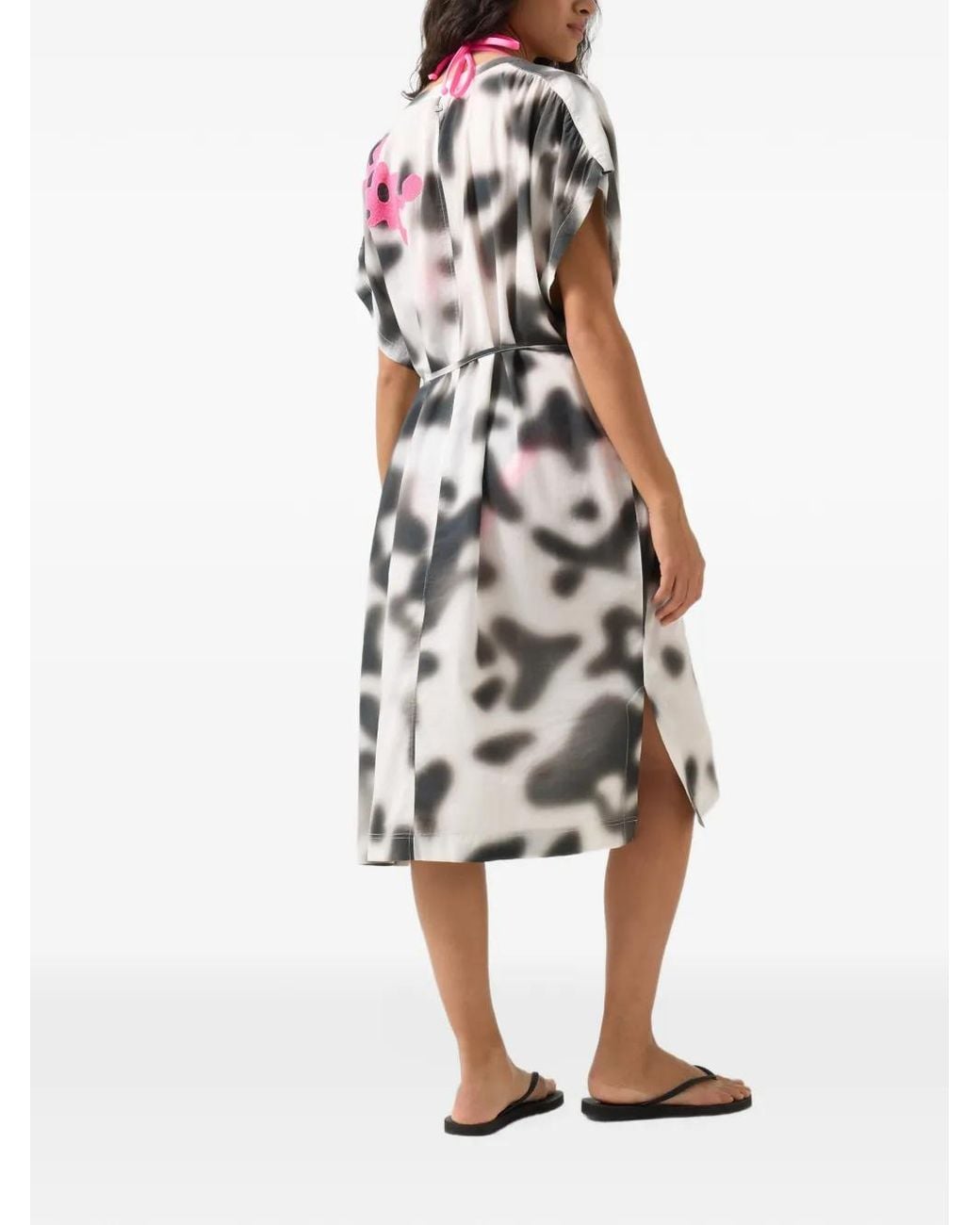Bogner Fire + Ice White Tonia Camouflage-Print Tunic