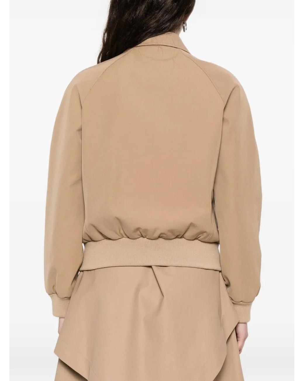 A.P.C. Natural Button-Front Collared Bomber Jacket